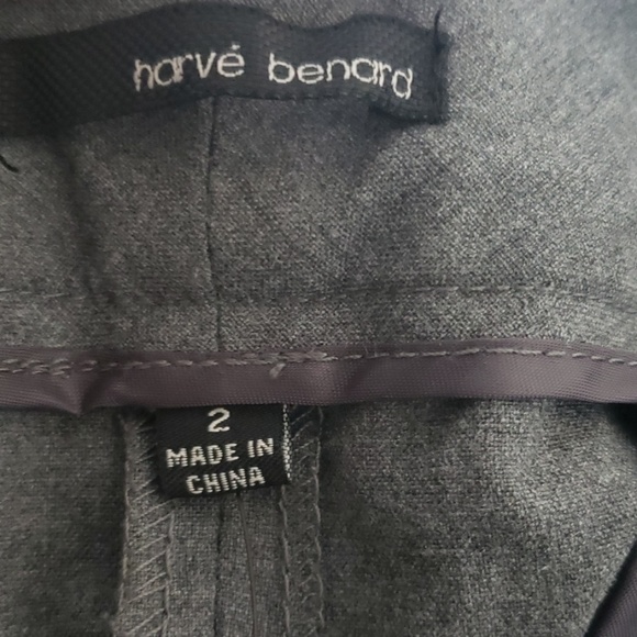 Harve Bernard Grey Dress Pants Sz 2 - Picture 5 of 8